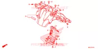 CACHE CENTRAL pour Honda NC 750 X ABS 2019