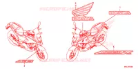AUTOCOLLANTS pour Honda NC 750 X ABS 2019