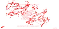 COUVERCLES LATERAUX pour Honda NC 750 X ABS DCT 2019