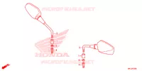 RETROVISEUR pour Honda NC 750 X ABS DCT 2019