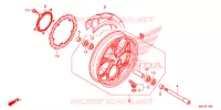 ROUE AVANT pour Honda NC 750 X ABS DCT 2019