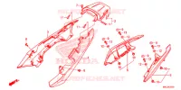 COUVERCLES LATERAUX pour Honda NC 750 X ABS DCT 2019