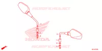 RETROVISEUR pour Honda NC 750 X ABS DCT 2019