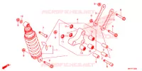 AMORTISSEUR ARRIERE pour Honda CB 500 X ABS 2019