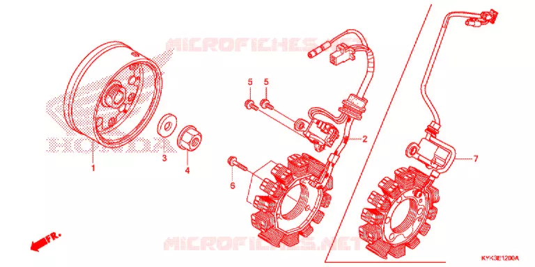 ALTERNATEUR Honda MOTO 110 CRF 2021  CRF110FK