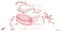 COUVERCLE DE COFFRE pour Honda NC 750 S DCT 2019