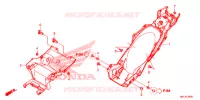 GARDE BOUE ARRIERE pour Honda NC 750 S DCT 2019
