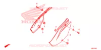 COUVERCLES LATERAUX (CRF125F/FB'19) pour Honda CRF 125 F 2019