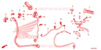 LEVIER DE GUIDON   CABLE   COMMODO (CRF125F/FB'19) pour Honda CRF 125 F 2019