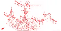 SILENCIEUX D'ECHAPPEMENT pour Honda CB X4 1300 1999