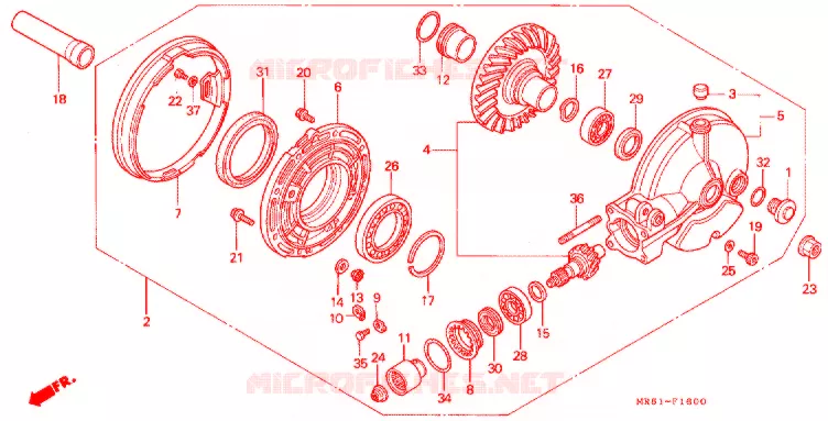 COUPLE CONIQUE Honda MOTO 800 PC800 1990  PC800L