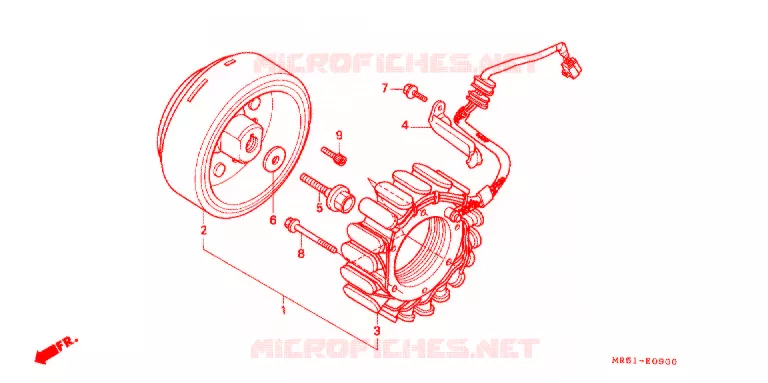 ALTERNATEUR Honda MOTO 800 PC800 1991  PC800R