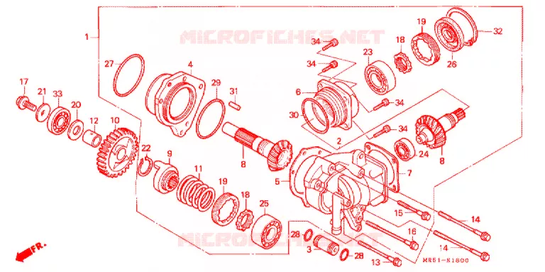 COUPLE CONIQUE Honda MOTO 800 PC800 1992  PC800R