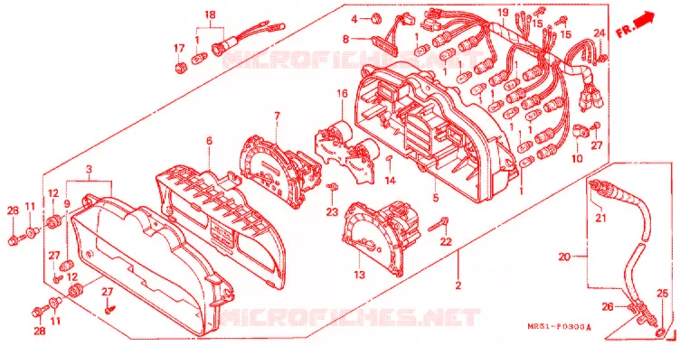 COMPTEUR Honda MOTO 800 PC800 1997  PC800T