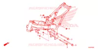 CADRE (CRF110F'19) pour Honda CRF 110 2019