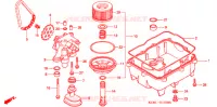 FILTRE A HUILE   CARTER D'HUILE   POMPE A HUILE pour Honda V TWIN MAGNA 250 SPEED WARNING LIGHT 1996