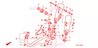 SILENCIEUX D'ECHAPPEMENT pour Honda V TWIN MAGNA 250 SPEED WARNING LIGHT 1996