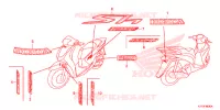 AUTOCOLLANTS pour Honda SH 150 ABS D SPECIAL 2E 2019