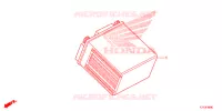 BATTERIE pour Honda SH 150 ABS D SPECIAL 2E 2019