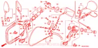 LEVIER DE GUIDON   CABLE   COMMODO pour Honda SHADOW 400 CLASSIC 2008