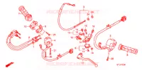 LEVIER DE GUIDON   CABLE   COMMODO pour Honda CBR 1000 RR REPSOL 2009