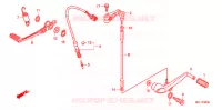 PEDALE pour Honda CBR 1000 RR REPSOL 2009