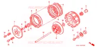 EMBRAYAGE pour Honda CR 125 R 1990