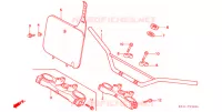 GUIDON   TE DE FOURCHE (CR125RL/M/N/P/R) pour Honda CR 125 R 1990
