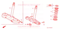 TE DE FOURCHE (CR125RL/M/N/P/R) pour Honda CR 125 R 1990