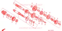 BOITE DE VITESSES pour Honda CR 125 R 1996