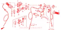 LEVIER DE GUIDON   CABLE   COMMODO pour Honda CR 125 R 1996