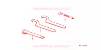 OUTIL pour Honda CR 125 R 1996