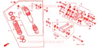 AMORTISSEUR ARRIERE (CR250RW/RX) pour Honda CR 250 R 1998
