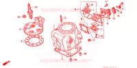 CYLINDRE   CULASSE pour Honda CR 250 R 1998