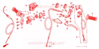 LEVIER DE GUIDON   CABLE   COMMODO pour Honda CR 250 R 1998