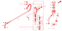 MAITRE CYLINDRE DE FREIN ARRIERE pour Honda CR 250 R 1998