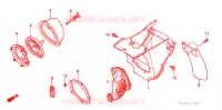 FILTRE A AIR pour Honda CR 250 R 1999