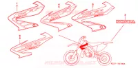 AUTOCOLLANTS pour Honda CR 250 R 2002