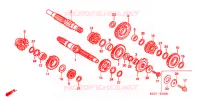 BOITE DE VITESSES pour Honda CR 250 R 2002