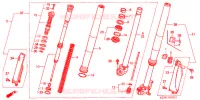 FOURCHE pour Honda CR 250 R 2002