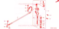 MAITRE CYLINDRE DE FREIN ARRIERE pour Honda CR 250 R 2002