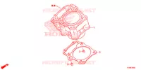 CYLINDRE pour Honda CBR 250 R 2017