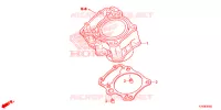 CYLINDRE pour Honda CBR 300 R ABS 2019