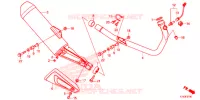 SILENCIEUX D'ECHAPPEMENT pour Honda CBR 300 R ABS 2019
