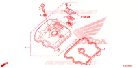 COUVRE CULASSE pour Honda CBR 300 R 2017