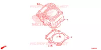 CYLINDRE pour Honda CBR 300 R 2017