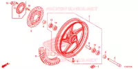 ROUE AVANT pour Honda CBR 300 R 2017