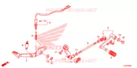 PEDALE pour Honda CBR 300 R 2019