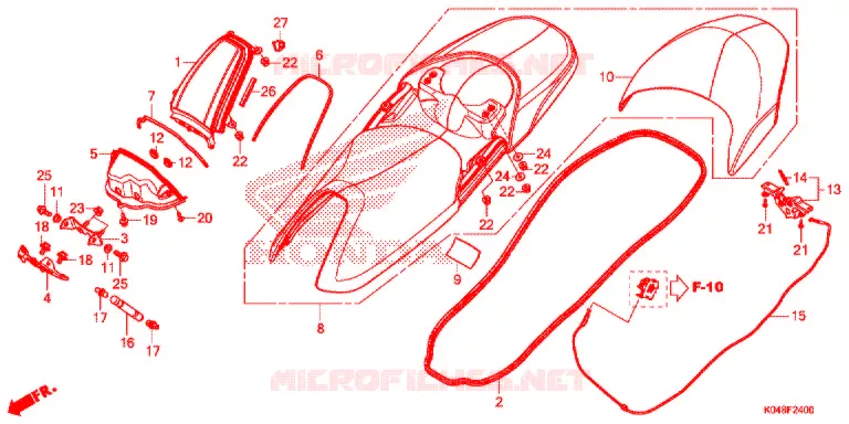 SELLE Honda SCOOTER 300 FORZA 2014  NSS300AD