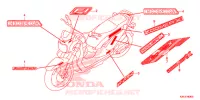 AUTOCOLLANTS pour Honda ZOOMER 110 X CBS 2013